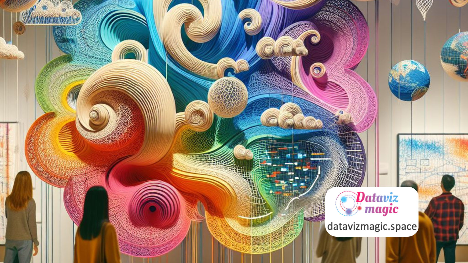 Turning data into art: Work of Nathalie Miebach.